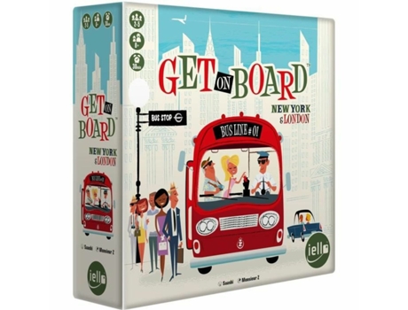 Jogo de Mesa IELLO 51826 Get On Board: New York & London