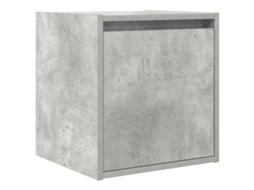 Mesa cabeceira de parede 38x34x40 cm Cinza Cimento MAISON EXCLUSIVE