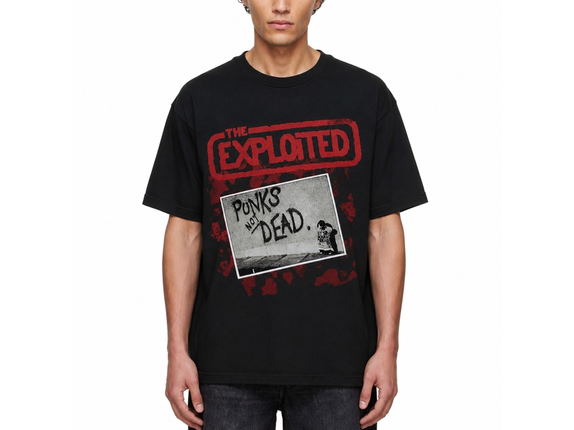 The Exploited Punks Not Dead T-shirt Unisex Adults Size:xxl