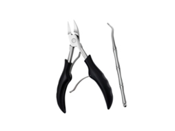 Kit De Ferramentas Para Unhas Encarnadas 2 Peças Em Aço Inoxidável: Tesouras, Pinças E Elevador Para Unhas Encarnadas E Grossas