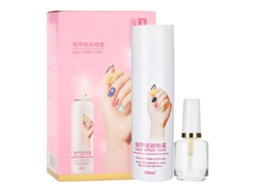 Base Coat Spray Esmalte De Unha Secagem Rápida Fácil De Limpar 60ml Vermelho Ardente