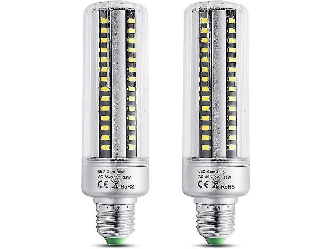 Lâmpada Led E27 25w Branco Quente 3000k 2500lm Equivalente A 200w Halógeno Não Regulável Para Teto