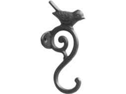 Cabide de Parede Rústico em Ferro Fundido, Resistente e Decorativo, Ideal para Casas de Campo, Banheiros BRILVIBERA