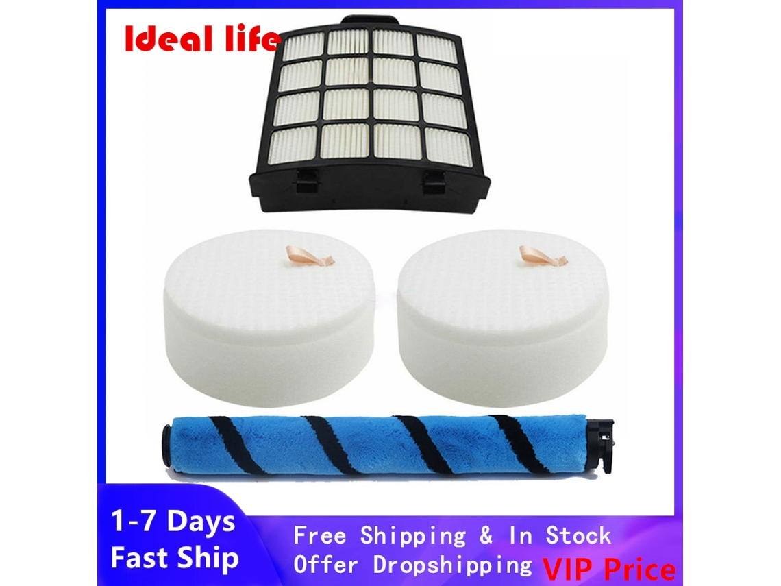 Filtros de espuma filtro principal escova de rolo para tubarão vácuo az2000, az2000w, az2002 aspirador acessórios robô vácuo parte