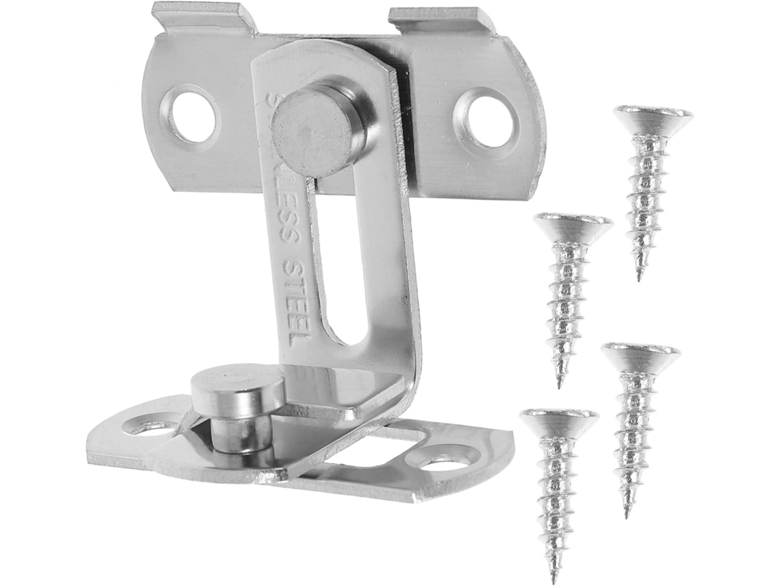 Nuobesty 2 Peças De Trincos Aço Inoxidável Portas, Fechaduras De Segurança, Fusos