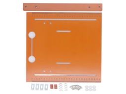 Base para máquina de corte 30x28cm PP sem furos, escalas transparentes, guia de corte, ferramenta para marcenaria