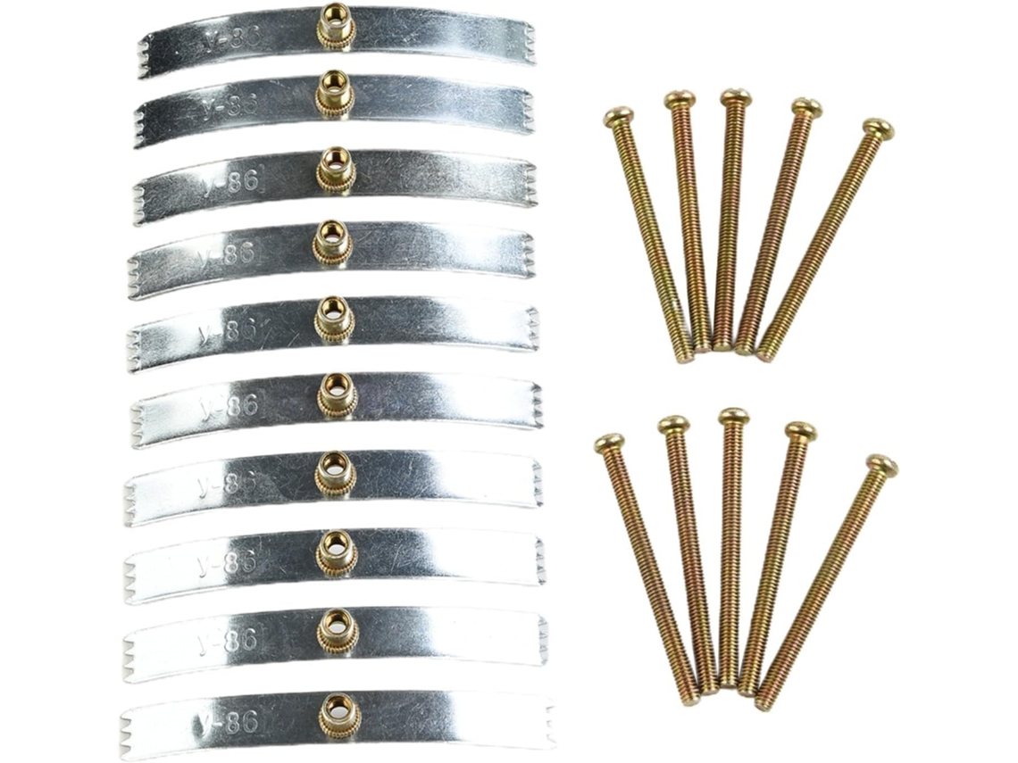 Conjunto De 10 Ganchos Parafuso Para Reparo Interruptores, Compatíveis