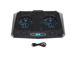 Cooler Para Notebook Com 5 Ventiladores E Ajuste De Ângulo Múltiplo, Base De Resfriamento Para Laptop.