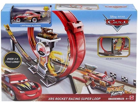 Pista MATTEL Megalooping Rocket Racing Cars