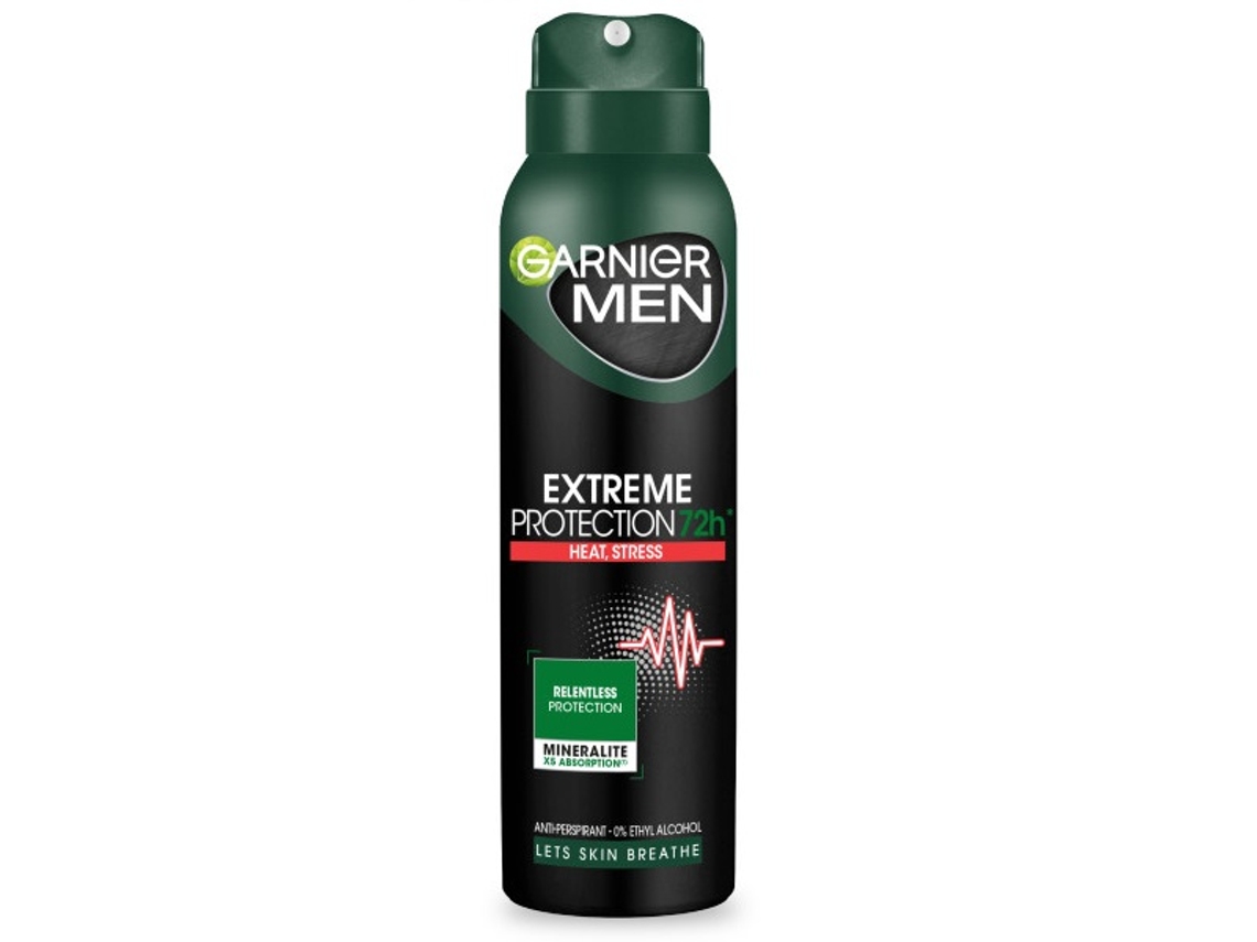 Men Proteção Extrema Spray Antitranspirante 72h, 150ml Garnier