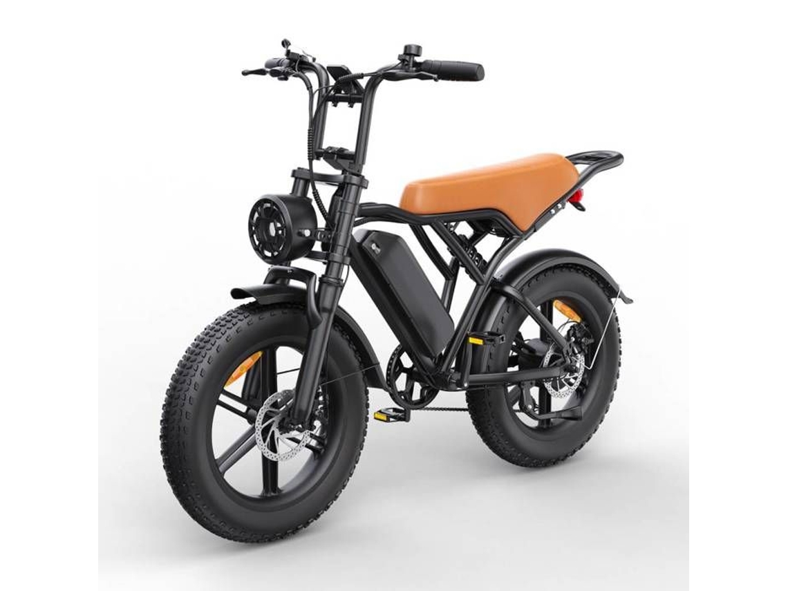 Bicicleta Elétrica Todo terreno Motor 250 W Bateria 48 V 15,6 Ah Pneus Largos 20 4 Pol TOOFLY
