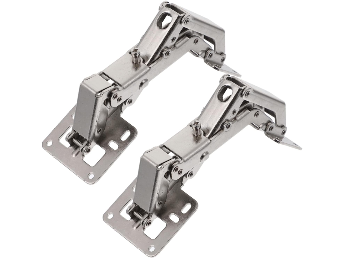 Conjunto De 2 Dobradiças Hidráulicas Aço Reforçado Para Portas