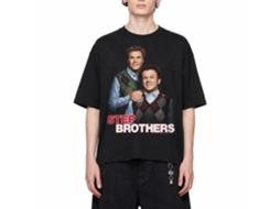 Rockinstone Step Brothers Movie Full Color Black Adult T-shirt Size:xl