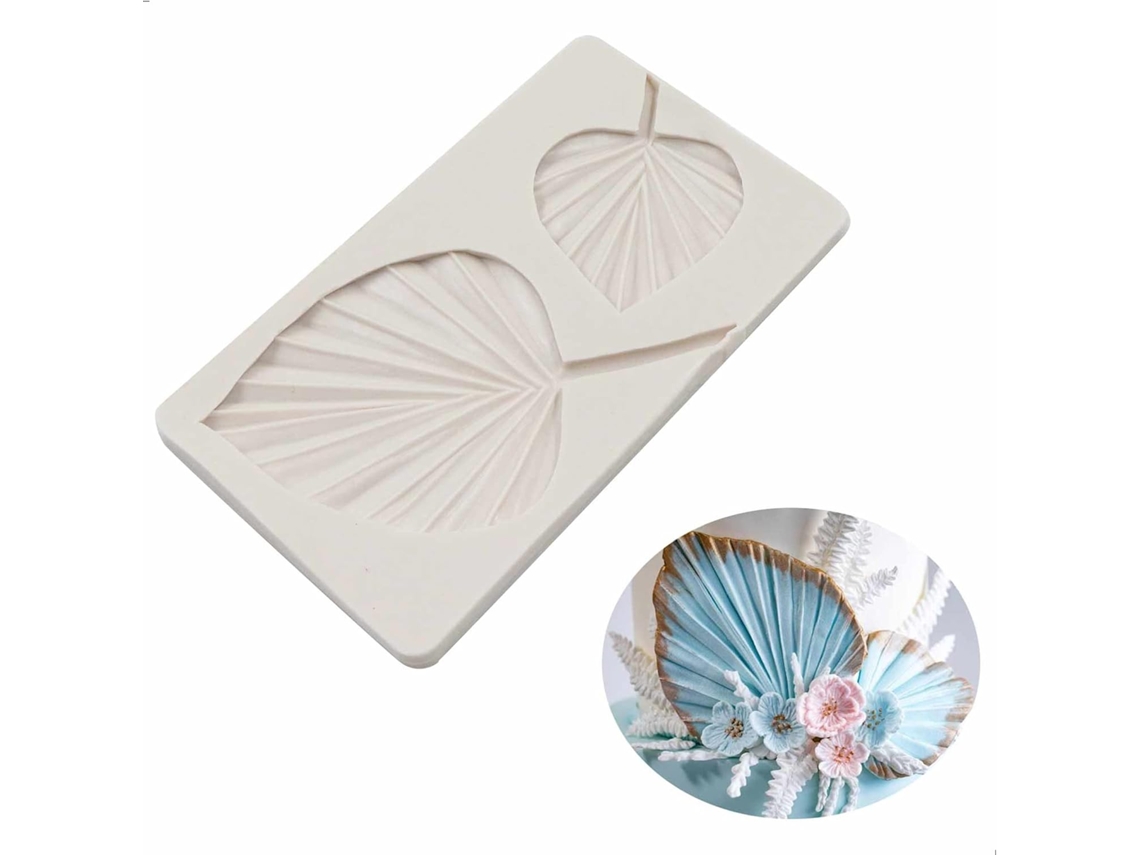 Molde De Silicone Em Formato De Folha, Decoração 3d De Chocolate E Doces, Para Confeitaria