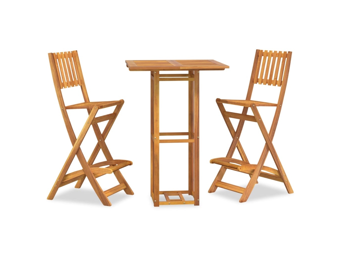 Outdoor Bar Set, Outdoor Bar Sets Vidaxl Marrom Madeira De Acácia (n/a)