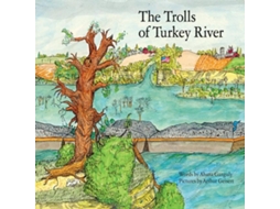 Livro Trolls of the Turkey River de Arthur Geisert (Inglês)