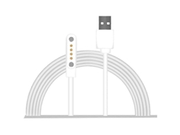 Cabo de carregamento USB para relógio inteligente, carregamento universal, acessórios de 4 pinos, cabo de carregamento magnético potente Ly Ebike
