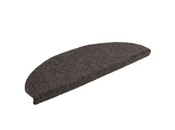 Tapetes de Escada Autoadesivos 30 Peças 65x21x4 Cm Antracite Semicircular Grande MAISON EXCLUSIVE