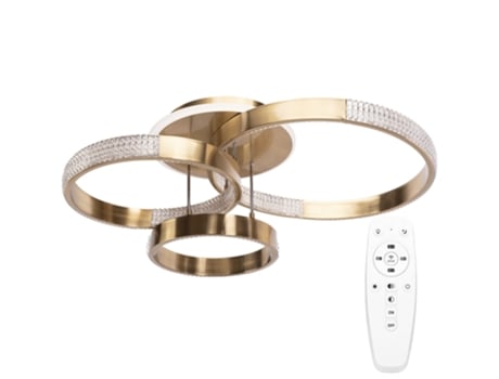 Luminária De Teto Toolight Led G004 C Brush Gold