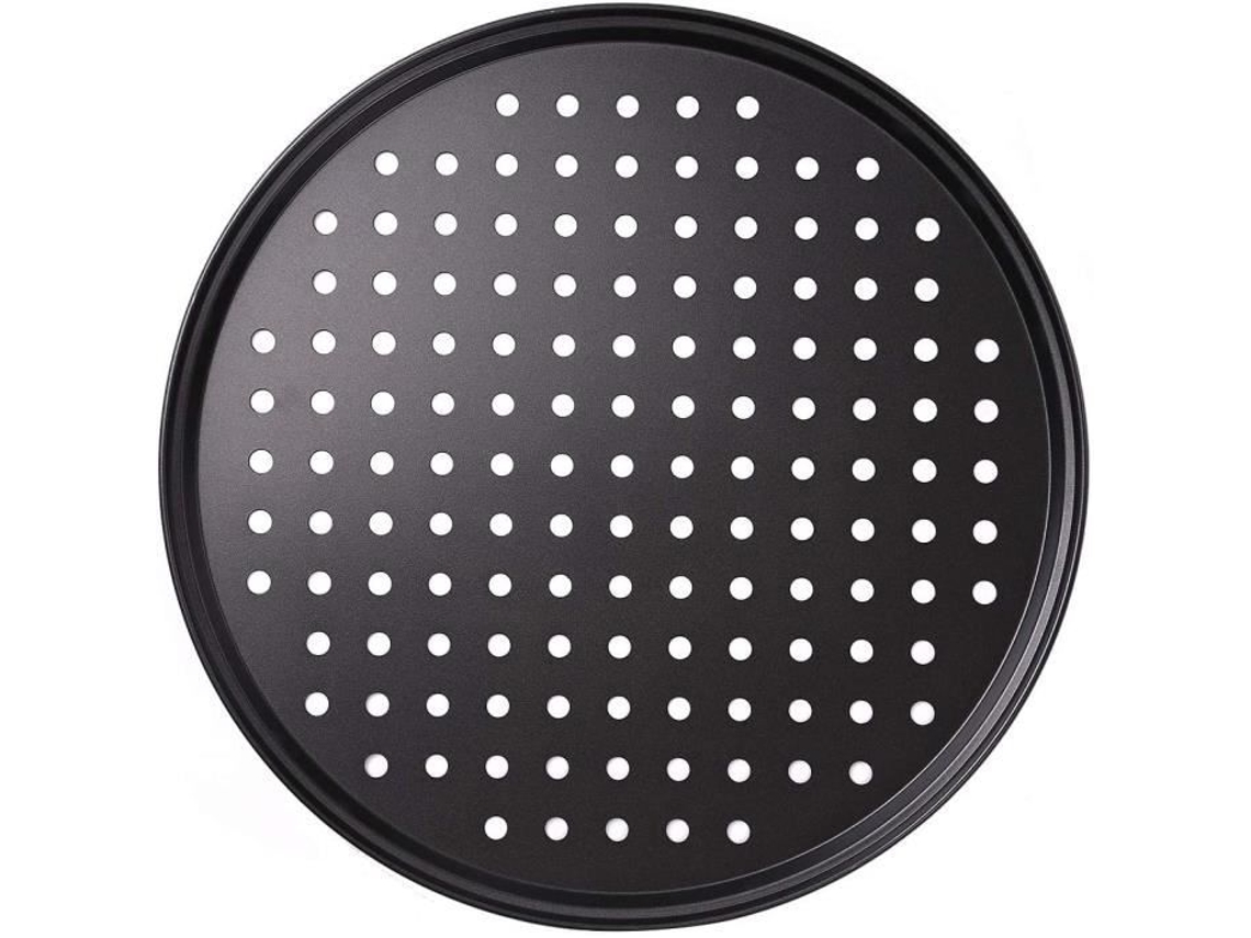 Pratos Redondos Para Pizza Pratos Para Pizza Tarte Flambées Diâmetro 20 25 33 Cm Antiaderente Assar Em Aço Carbono A332