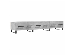 Tv Cabinet, Tv Cabinets Vidaxl Cinzeto Madeira Processada (n/a)