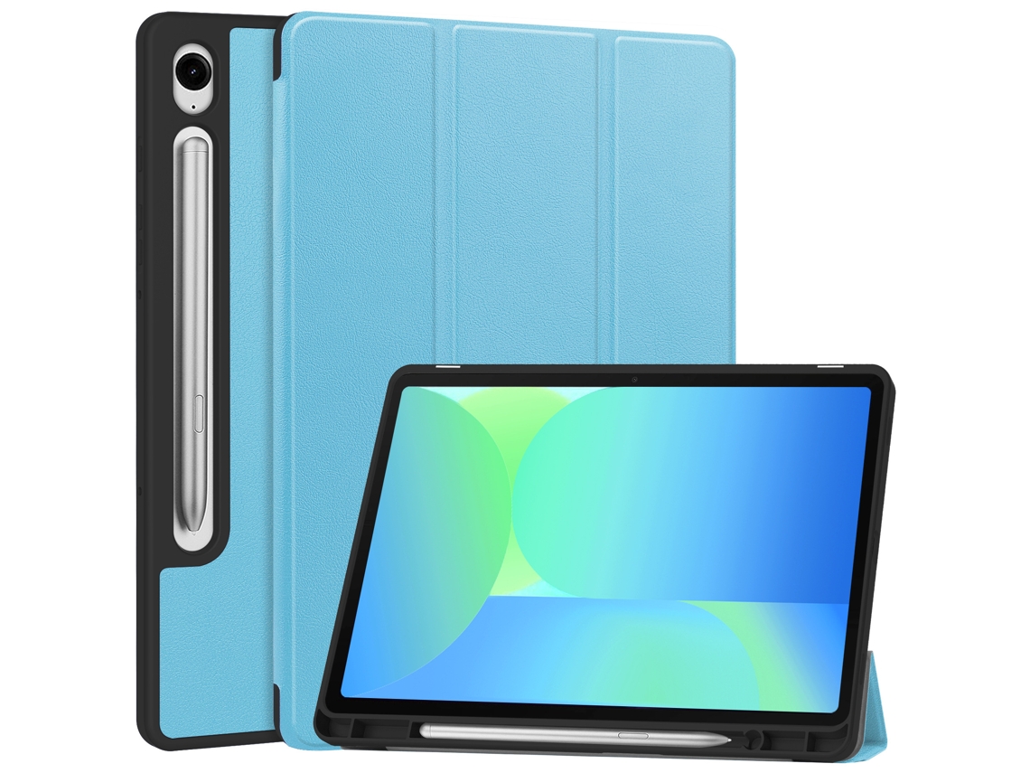Capa Para Samsung Galaxy Tab S9 Fe Sm-x510/sm-x516b Azul Celeste