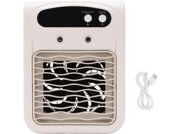 Ventilador Sem Fio Ezcool, Recarregável E Dobrável, Para Uso No Chão
