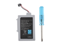 Bateria De Substituição Recarregável 3.7v 3600mah Para Controle Wiiu Com Chave De Parafuso