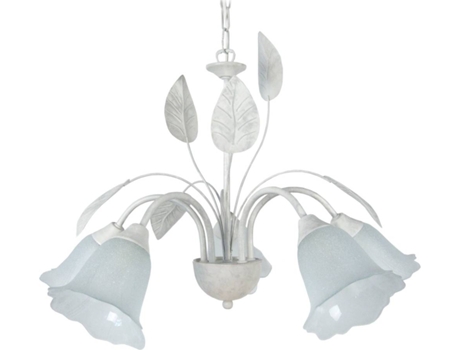 Candeeiro de Teto  Eglantine (Branco - E14 - Máx. 40W - Metal)