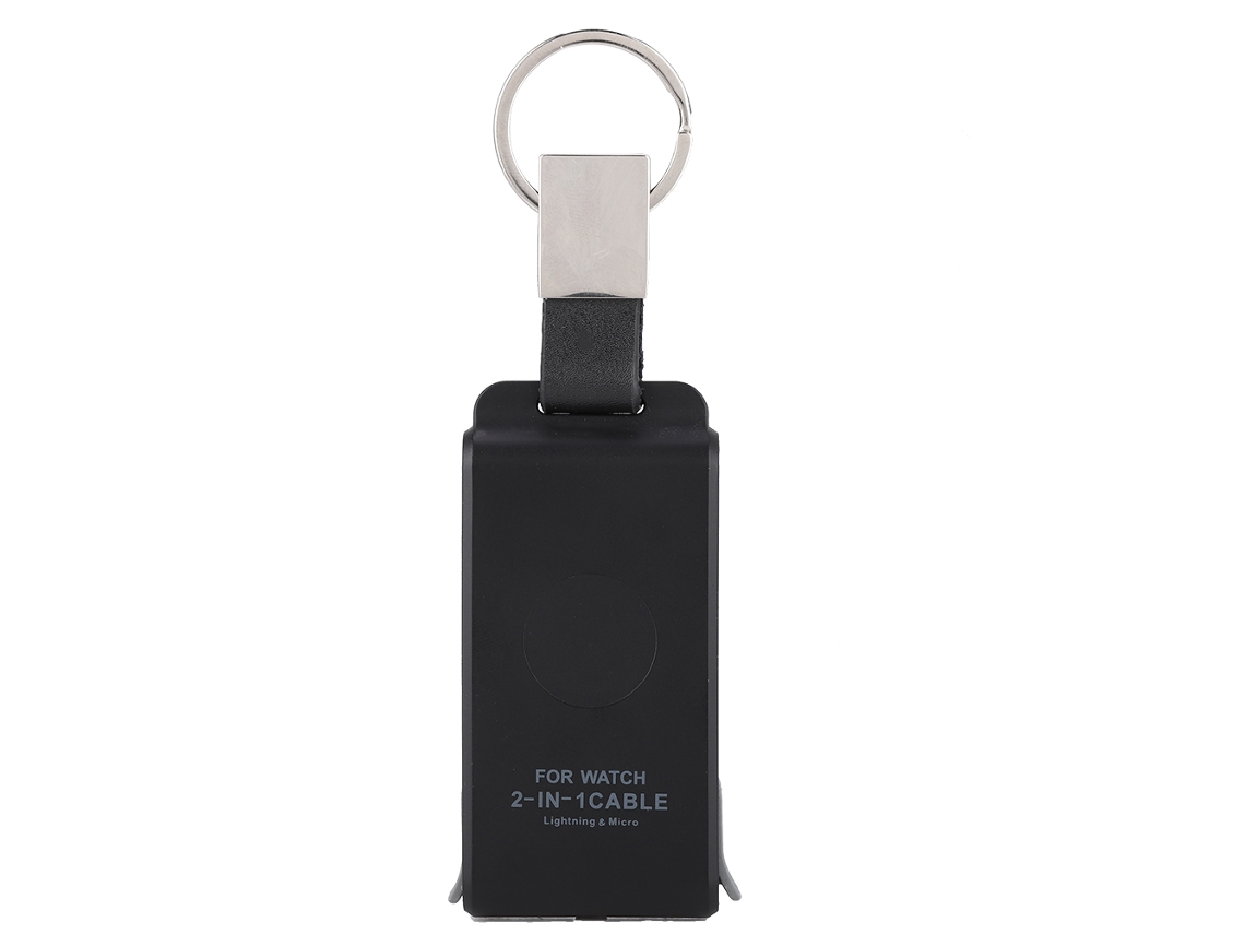 Cable Usb Portátil de Carga Rápida para Iphone, Android Y Watch (negro)