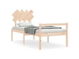 Senior Bed, Senior Beds Vidaxl Marrom Madeira (90 X 190 Cm)