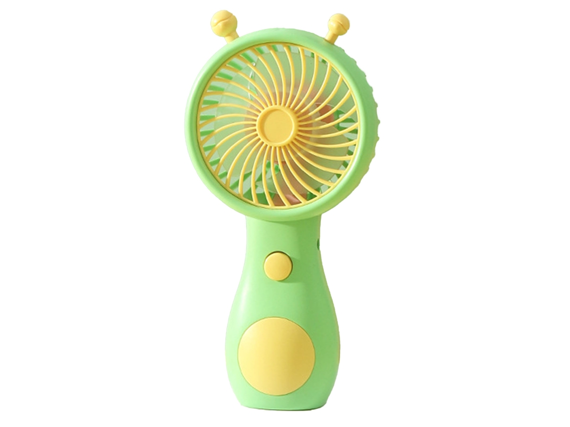 Ventilador Portátil Caracol Usb Recarregável Verde