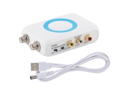 Aetheria modulador de Vídeo Hd Rf Profissional Portátil Abs Hdm66 com Saída Pal/ntsc Flexível 1080p