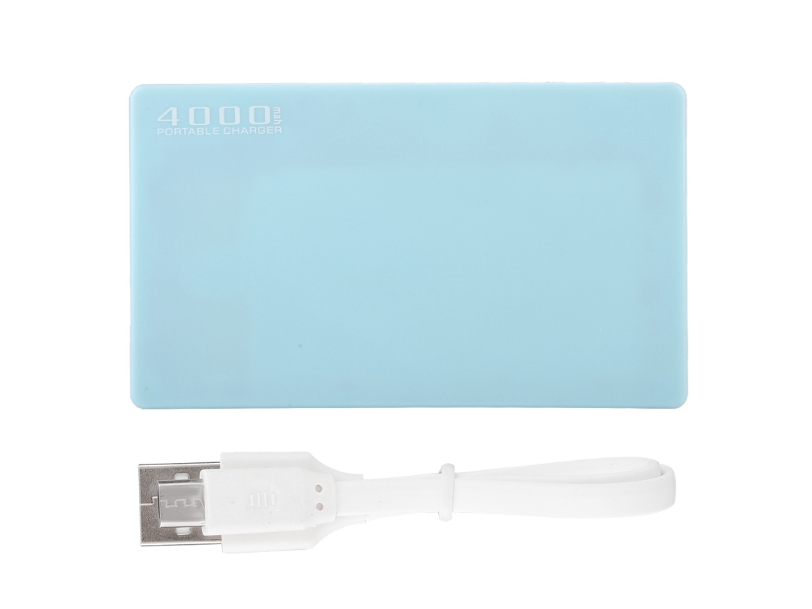 Power Bank EOOCOO (cabo Integrado, Cartão Portátil, Ultra fino)