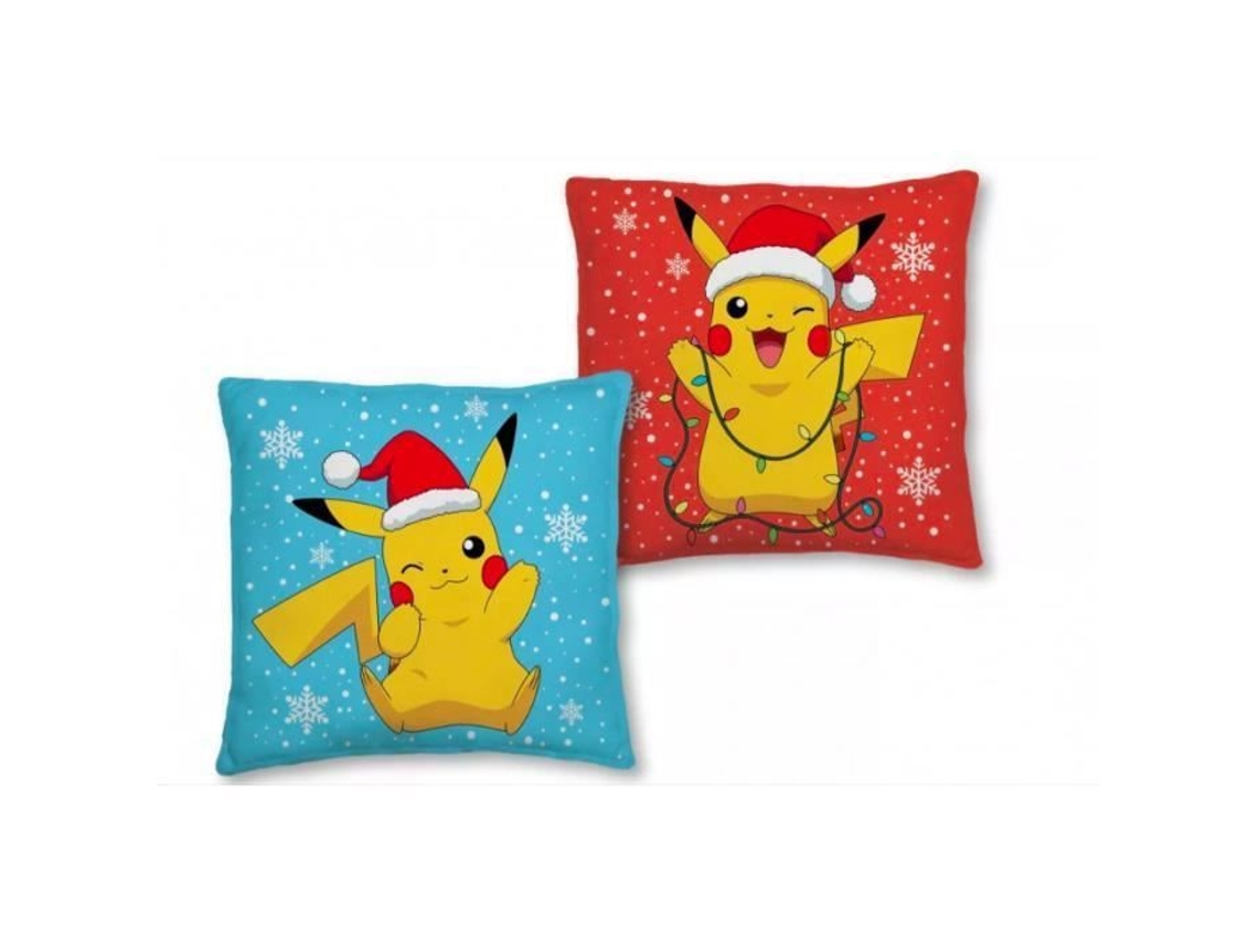 Coussin - Pokémon - Hax605064 - 40x40 Cm - Vermelho - Decorativo Infantil
