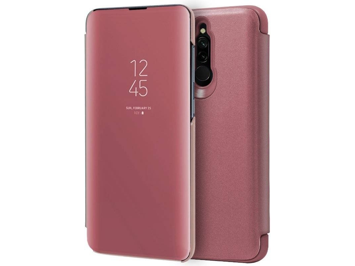 Capa Xiaomi Redmi 8, 8A COOL Clear View Rosa
