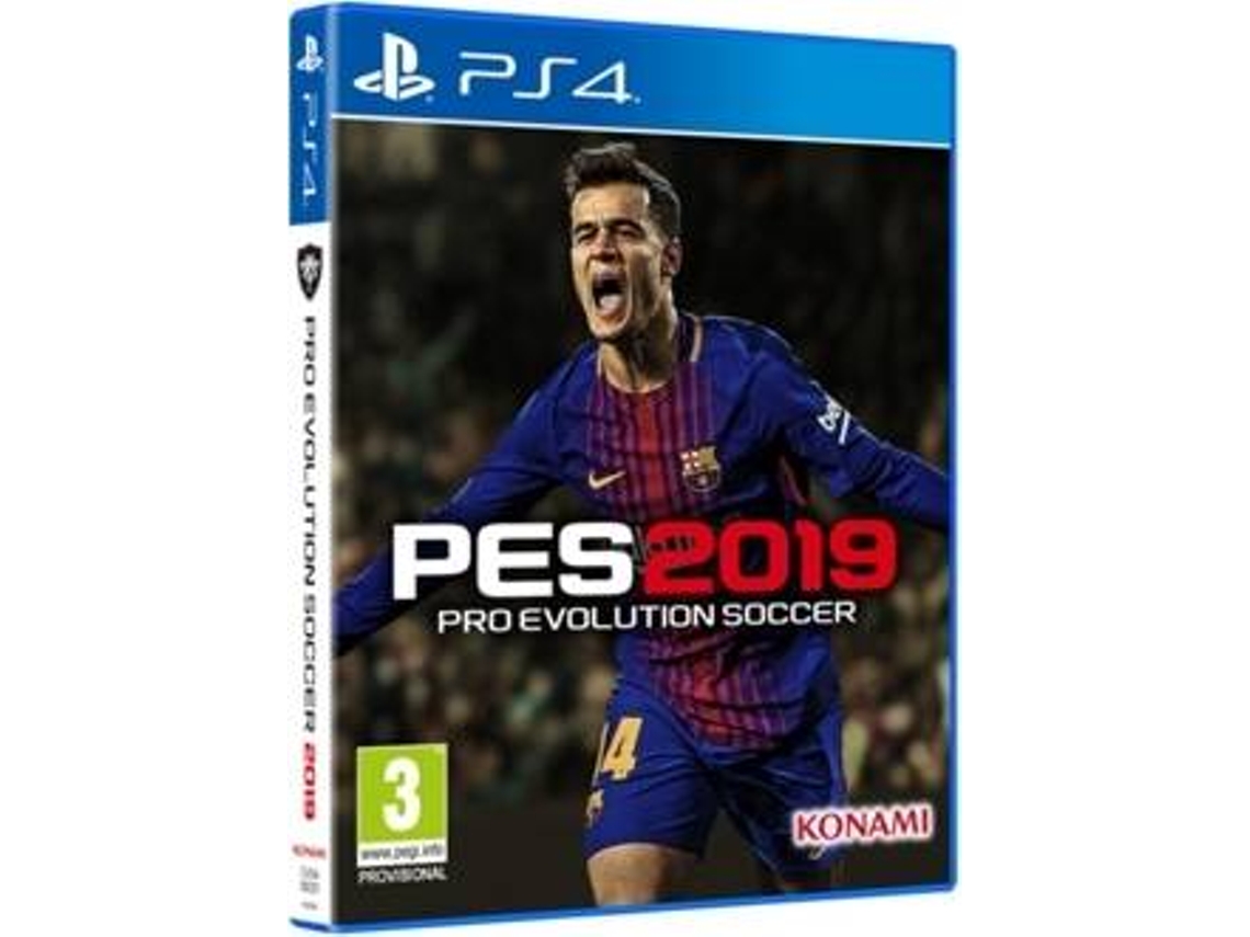 Jogo PS4 Pro Evolution Soccer 2019