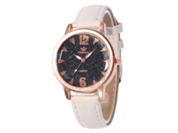 Reloj De Pulsera De Cuarzo Analógico Con Correa De Pu Zhoulianfa (branco)