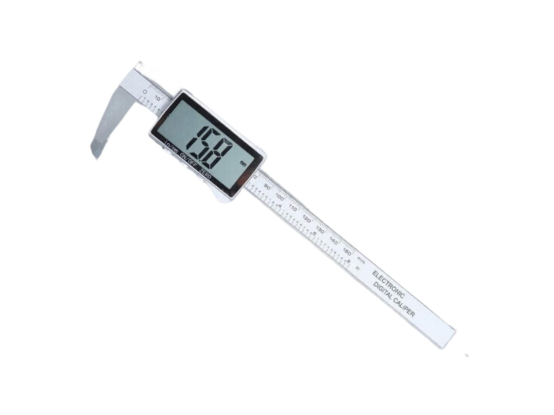 Paquímetro Digital De 6 Polegadas 0-150 Mm Com Tela Lcd Precisão Lcd