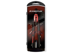 Compasso STAEDTLER Norix®, 2 Peças, Vermelho e Preto