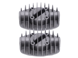 2pcs Cabeça De Cilindro Compressor Ar 2.5p/3p/5p/6p Duplo 58x58mm Acessório