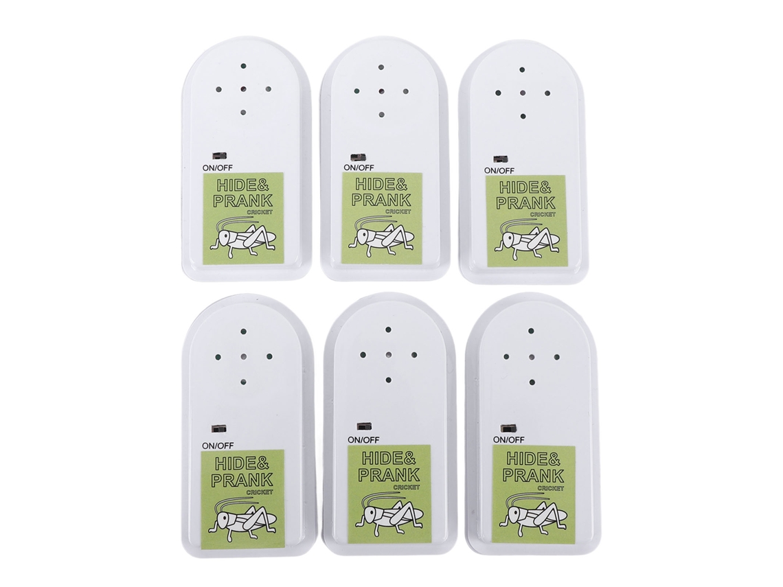 Mali 6pcs Caixa de Brincadeira de Grilo com Som Realista para Piadas em Casa e Escritório