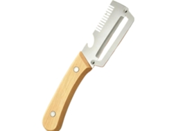 Utensílio De Cozinha Multiuso Madeira Com Cabo Para Frutas