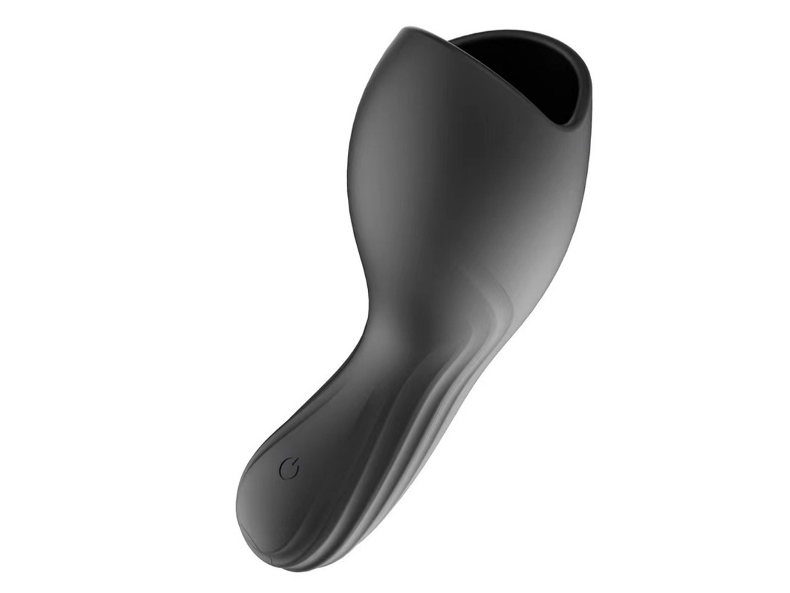 Copo para Boquete de Masturbação Masculina Vibrador de Pênis Preto YIZHOOD