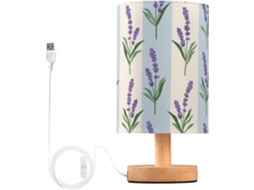 Abajur De Cabeceira Com Porta Usb, Sem Necessidade De Lâmpada, Luz Led Quente Para Quarto, Sala De Estar, Escritório