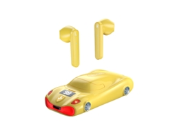 Fone De Ouvido Sem Fio Bluetooth 5.0, Qualidade De Som Hifi, Bateria De Longa Duração, Display Led, Amarelo