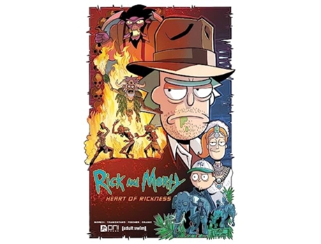 Livro Rick and Morty Heart of Rickness de Michael Moreci (Inglês)