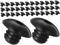 Conjunto De 100 Tampas Rosca Silicone Resistentes À Água 6,4 Mm Para P