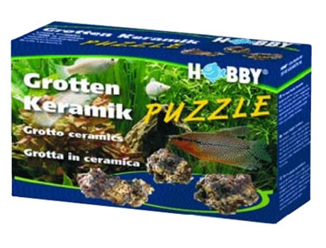Adorno para Peixes HOBBY Grotten cabeças de 1 kg.