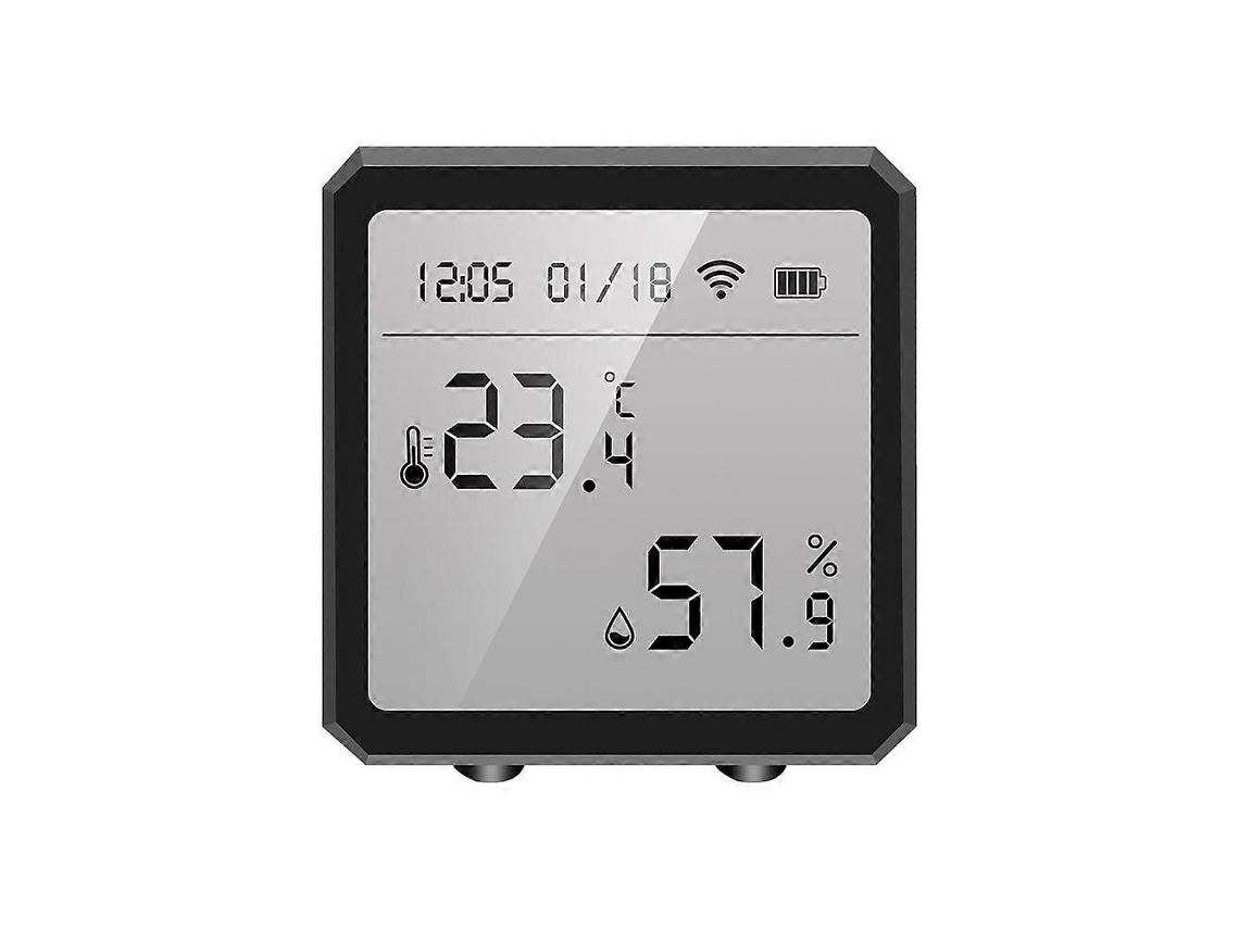 Higrômetro E Umidificador Inteligente Tuya Para Ambientes Internos, Com Sensor De Temperatura E Umidade, Display Lcd E Alertas De Notificação (pr